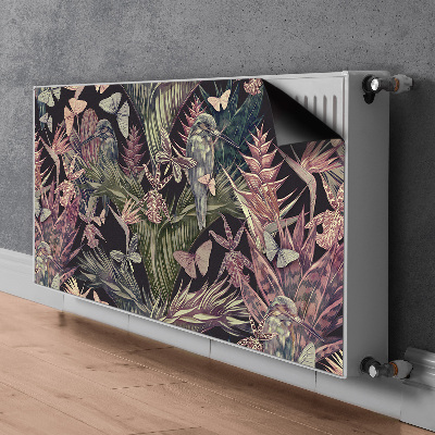 Pokrov radiatorja Ptice in listi