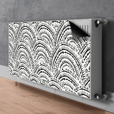 Pokrov radiatorja Abstraktni vzorec