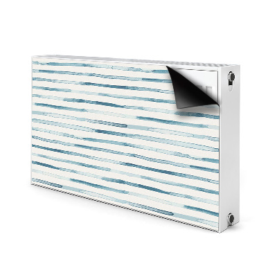 radiatorska pokrov Modre črte