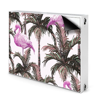 Pokrov za radiator PVC Flamingi v palmah
