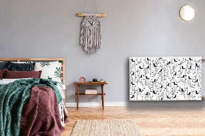 Pokrov radiatorja Ptice in drevesa