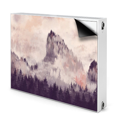 Pokrov za radiator PVC Gora v gozdu