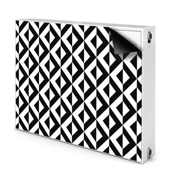 Pokrov za radiator PVC Geometrijska iluzija