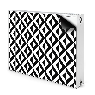 Pokrov za radiator PVC Geometrijska iluzija