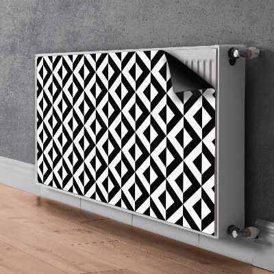 Pokrov za radiator PVC Geometrijska iluzija