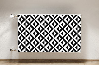 Pokrov za radiator PVC Geometrijska iluzija
