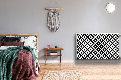 Pokrov za radiator PVC Geometrijska iluzija