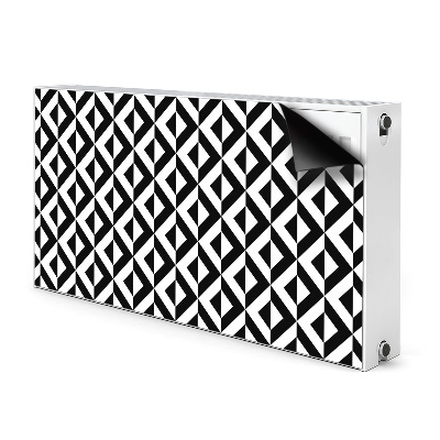 Pokrov za radiator PVC Geometrijska iluzija