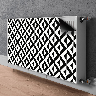 Pokrov za radiator PVC Geometrijska iluzija