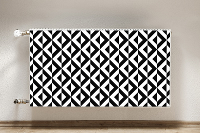 Pokrov za radiator PVC Geometrijska iluzija