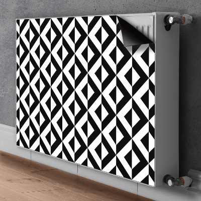Pokrov za radiator PVC Geometrijska iluzija