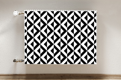 Pokrov za radiator PVC Geometrijska iluzija