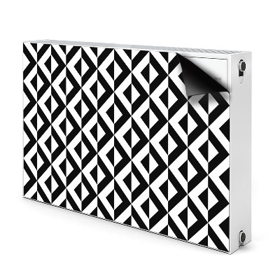 Pokrov za radiator PVC Geometrijska iluzija