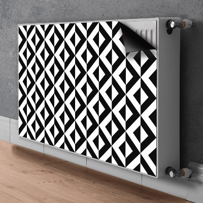 Pokrov za radiator PVC Geometrijska iluzija