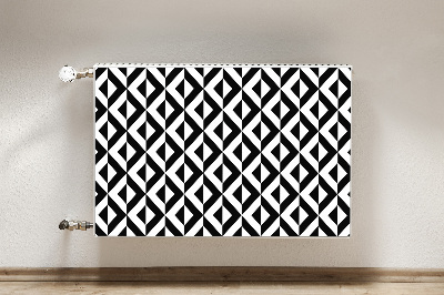 Pokrov za radiator PVC Geometrijska iluzija