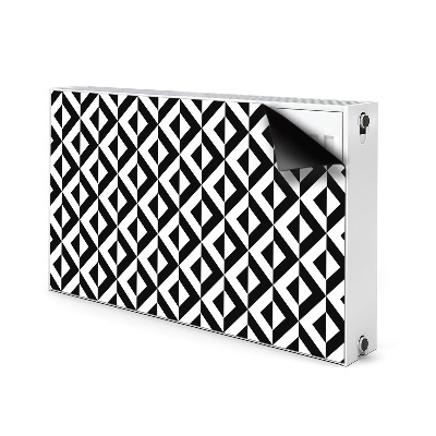 Pokrov za radiator PVC Geometrijska iluzija