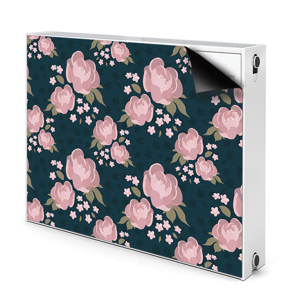 Pokrov za radiator PVC Roza cvetje