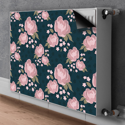 Pokrov za radiator PVC Roza cvetje