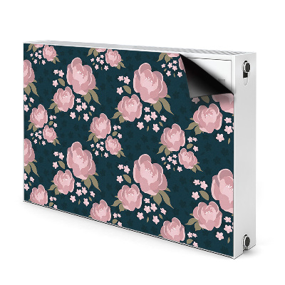 Pokrov za radiator PVC Roza cvetje
