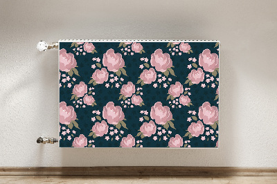 Pokrov za radiator PVC Roza cvetje