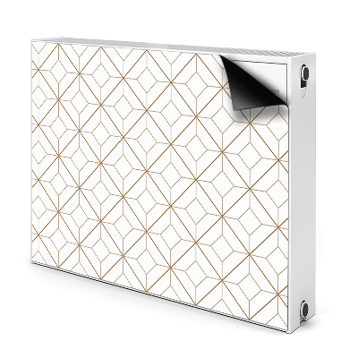 Pokrov za radiator PVC Geometrijski diamanti