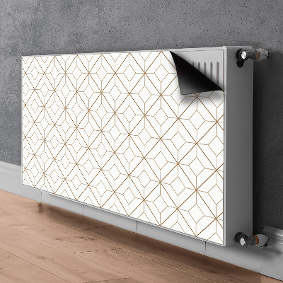 Pokrov za radiator PVC Geometrijski diamanti