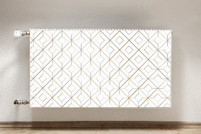 Pokrov za radiator PVC Geometrijski diamanti