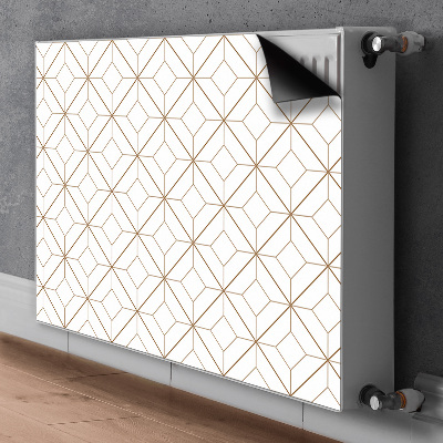 Pokrov za radiator PVC Geometrijski diamanti