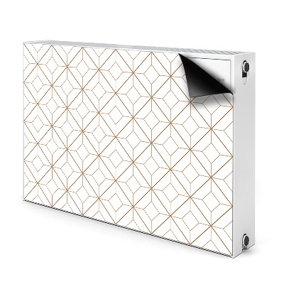 Pokrov za radiator PVC Geometrijski diamanti