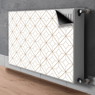 Pokrov za radiator PVC Geometrijski diamanti