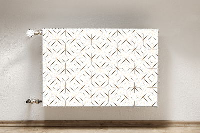 Pokrov za radiator PVC Geometrijski diamanti