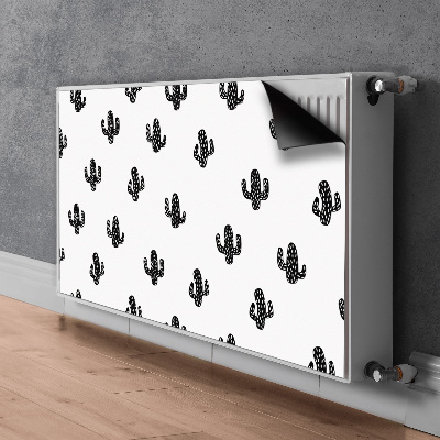 Pokrov za radiator PVC Vzorec kaktusa