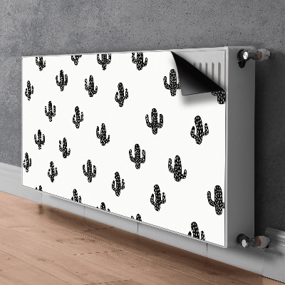 Pokrov za radiator PVC Vzorec kaktusa