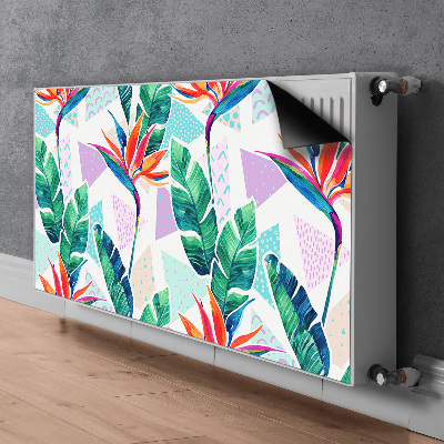 Pokrov za radiator PVC Tropska flora