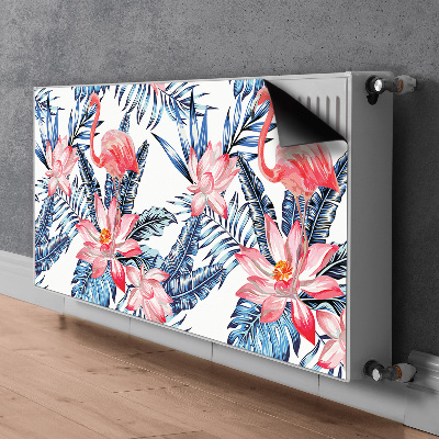 radiatorska pokrov Pobarvan flamingo