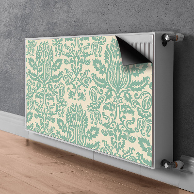 Dekoracija za radiatorje Zeleni damask