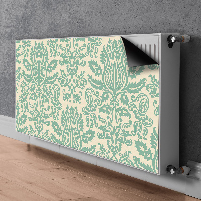 Dekoracija za radiatorje Zeleni damask