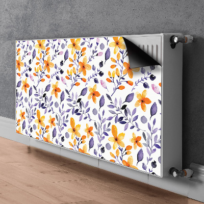 Pokrov radiatorja Abstraktno cvetje
