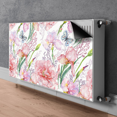 Dekoracija za radiatorje Peonies cvetje