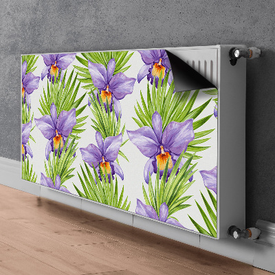 Pokrov radiatorja Vijolični cvetovi