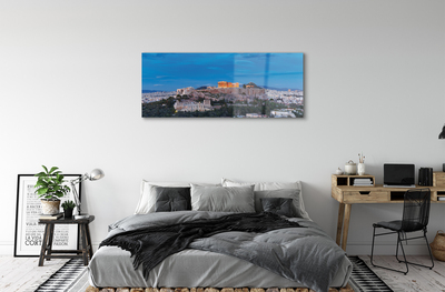 Slika na akrilnem steklu Grčija panorama atenah