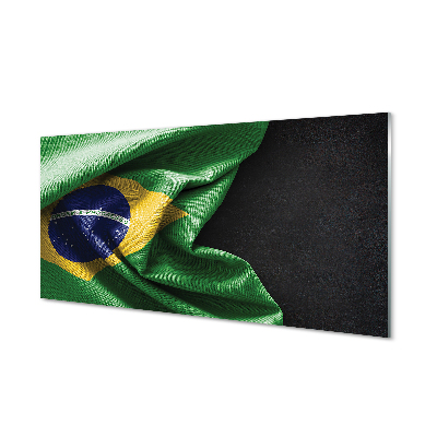 Slika na akrilnem steklu Zastava brazilije