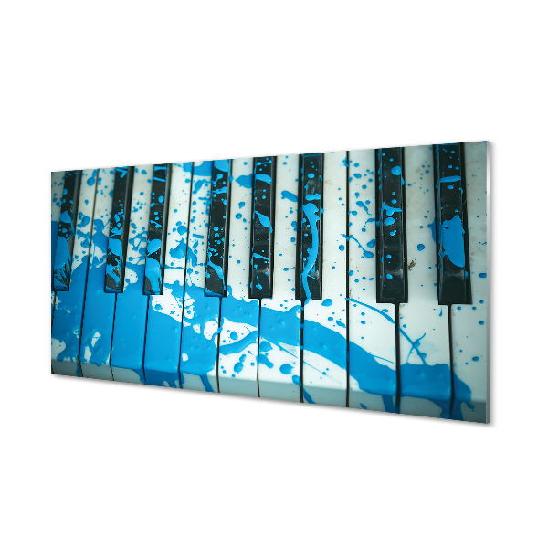 Slika na akrilnem steklu Klavir barve