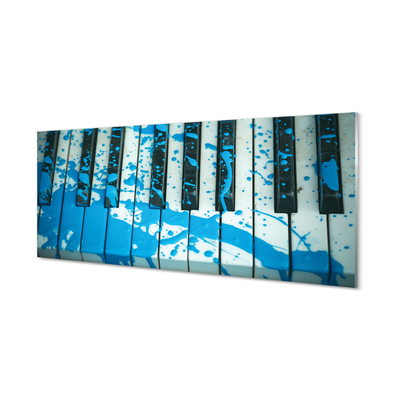 Slika na akrilnem steklu Klavir barve
