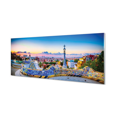 Slika na akrilnem steklu Španija panorama mesta