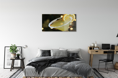 Slika na akrilnem steklu Koktajl limone