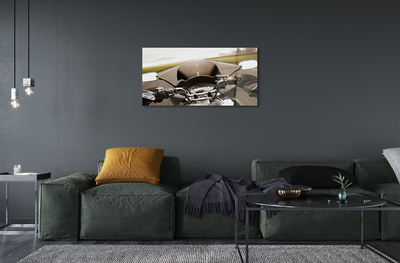 Slika na akrilnem steklu Motorcycle cesta nebo vrh