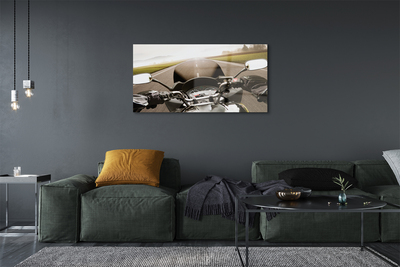 Slika na akrilnem steklu Motorcycle cesta nebo vrh