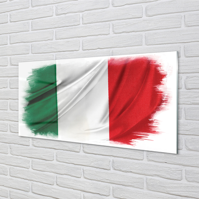 Slika na akrilnem steklu Zastava italija