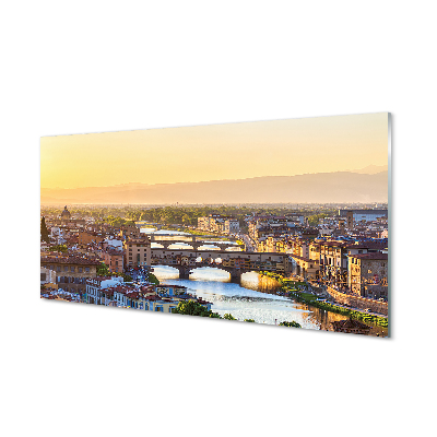 Slika na akrilnem steklu Italija sunrise panorama
